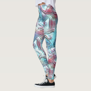 Legging Abstrato em vidro recoberto com textura arenosa