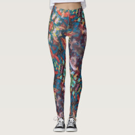 Legging Abstrato expressionista