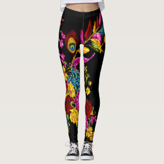 Legging abstrato floral