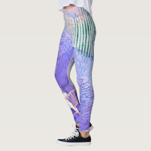 Legging Abstrato Floral Design
