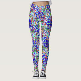 LEGGING ABSTRATO FLORAL ESTILIZADO