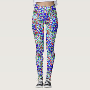 LEGGING ABSTRATO FLORAL ESTILIZADO