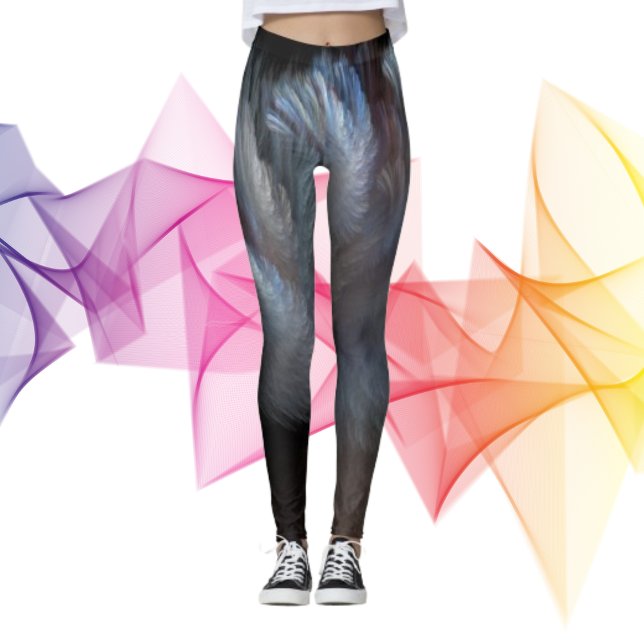 Legging Abstrato Fluxo (Criador carregado)