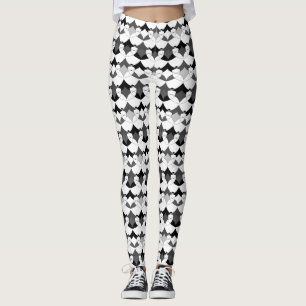 Legging Abstrato folk africano etno tradicional