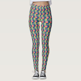 Legging Abstrato Funky Colorful