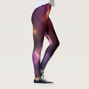 Legging Abstrato Galaxy Constellations Arte Digital: II