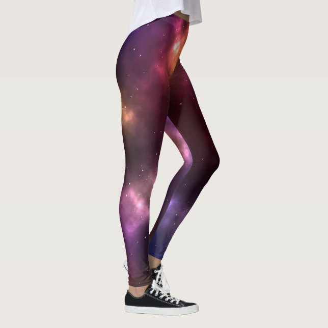 Legging Abstrato Galaxy Constellations Arte Digital: II (Direita)