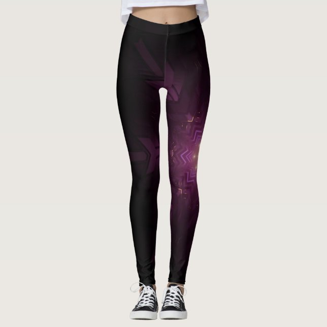 Legging Abstrato Geométrico Galaxy Art (Frente)