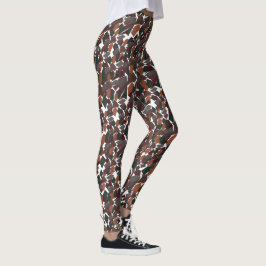 Legging Abstrato Geométrico Moderno
