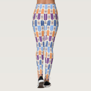 Legging Abstrato Geométrico : Víblias Nativas Americanas