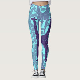Legging Abstrato Girafa Pattern