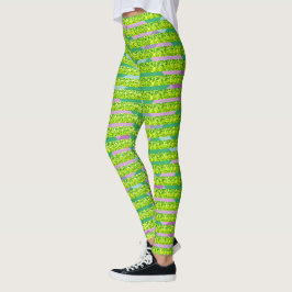 Legging Abstrato Glitter Cor de Divertimento