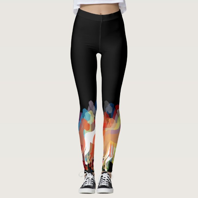 Legging Abstrato Great Dane (Frente)