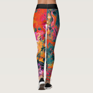Legging Abstrato Lava