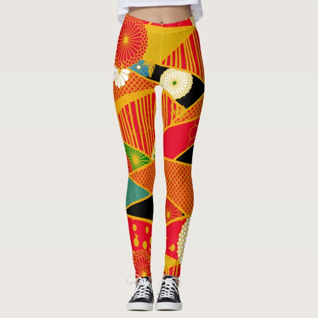 Legging Abstrato Magia Paisagem (Frente)
