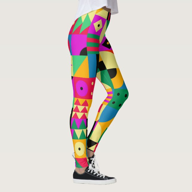 Legging Abstrato Modern Garden (Direita)