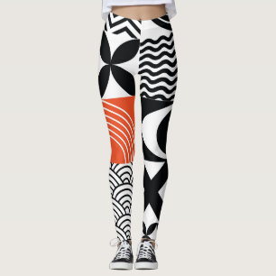 Legging Abstrato moderno: Canvas de Design artística.