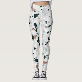 Legging Abstrato moderno Terrazzo Pattern
