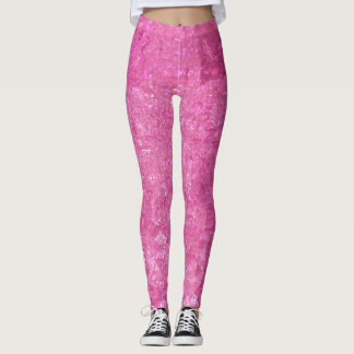 Legging Abstrato Mosaico cor-de-rosa brilhante