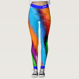 Legging Abstrato multicolor