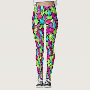 Legging Abstrato multicolor