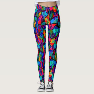 Legging Abstrato multicolor