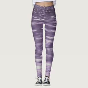 Legging Abstrato nº 1: Shimmer ultra violeta