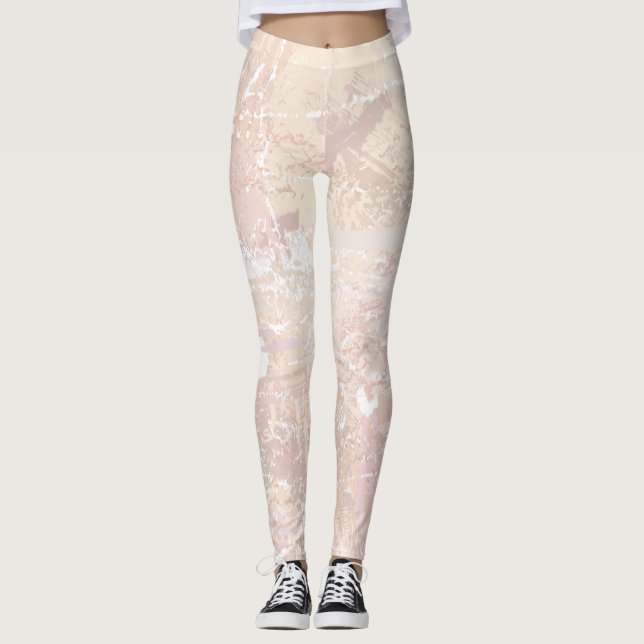 Legging Abstrato Neutro Mix (Frente)