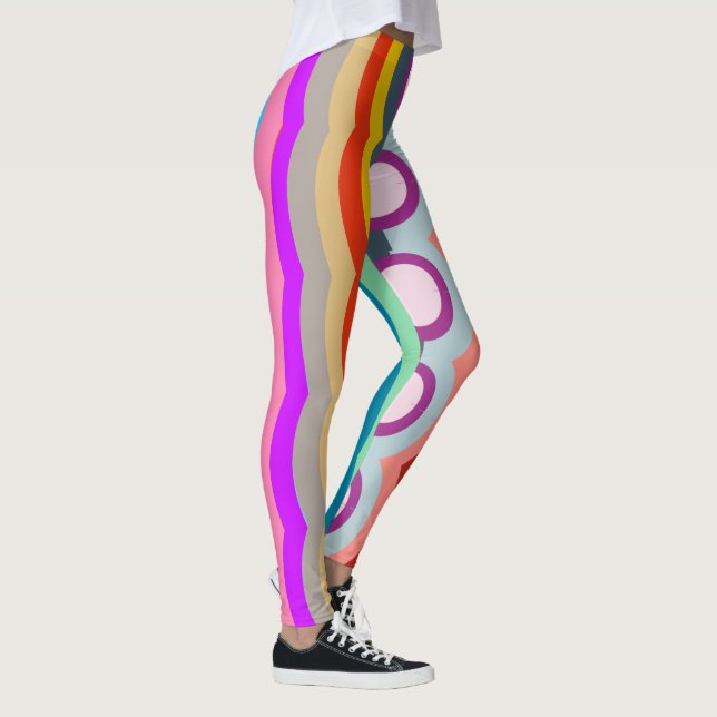 Legging Abstrato Novamente (Direita)