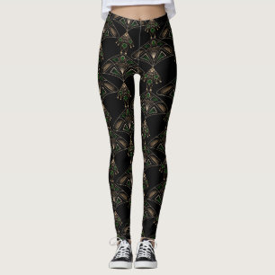 Legging Abstrato ornamental moderna arte de decoração
