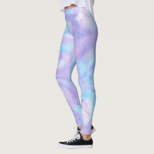 Legging Abstrato rosa, azul e roxa