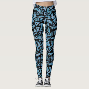 Legging Abstrato Shapes 180318 - Piscina de Natação