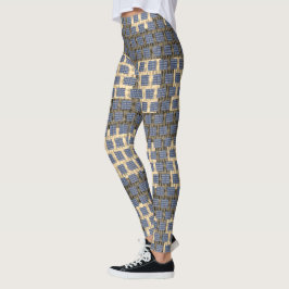 Legging Abstrato Trendy Fashion Compression Ajustado Leggi