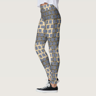 Legging Abstrato Trendy Fashion Compression Ajustado Leggi
