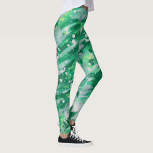 Legging Abstrato verde