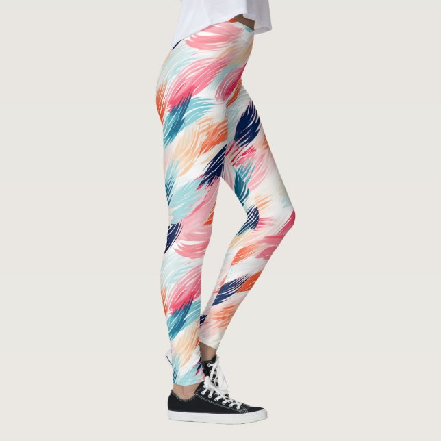 Legging Abstrato Watercolor Feeds (Direita)