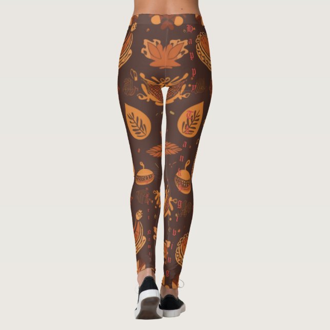 Legging Abundância de outono (Verso)