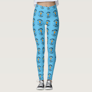 Legging Academia das Pernas Azuis do Coração