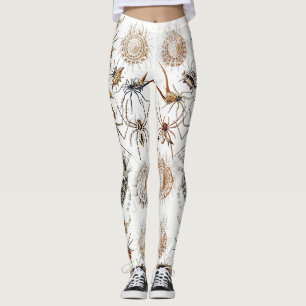Legging Academia Sombria Haeckel Vintage Aranha Simetria A
