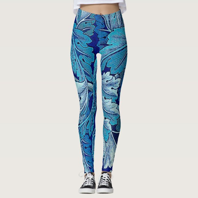 Legging Acanthus Blue, William Morris (Frente)