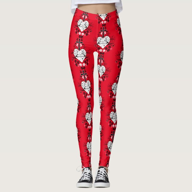 Legging Acessórios de presentes góticos (Frente)