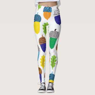 Legging Acorn Autumn: Vintage Leafy Standard.