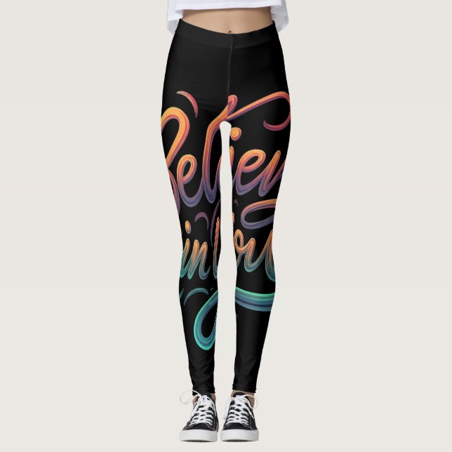Legging Acredite em você (Frente)