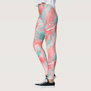 Legging Acrylic Coral Mint