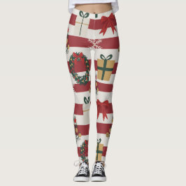 Legging AD 004 - Padrão digital de Natal