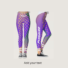 Legging Adicionar o texto l Desempenho desportivo moderno