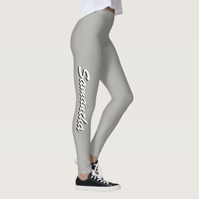 Legging Adicionar seu nome ou texto (Direita)