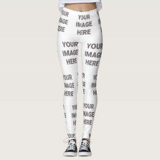 Legging Adicione seu próprio Design de fotos