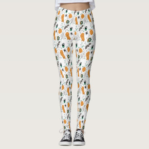 Legging Adorable Desenho de Halloween Abóbora Aranha Fanta
