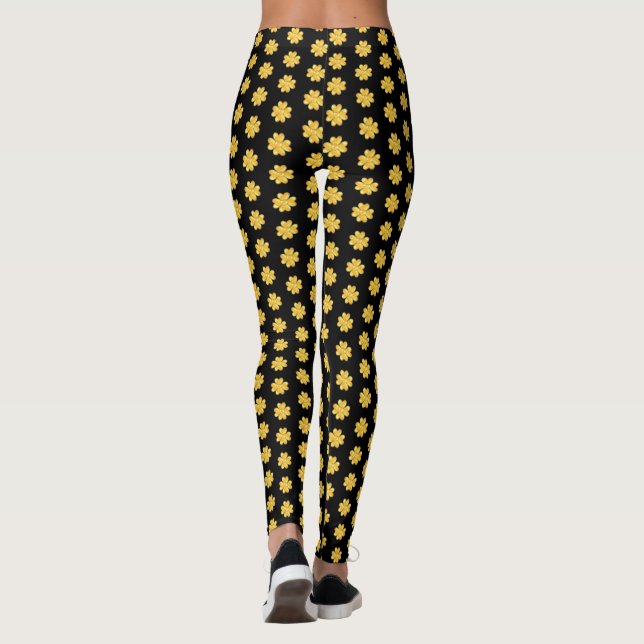 Legging Adoráveis cobertores dourados (Verso)